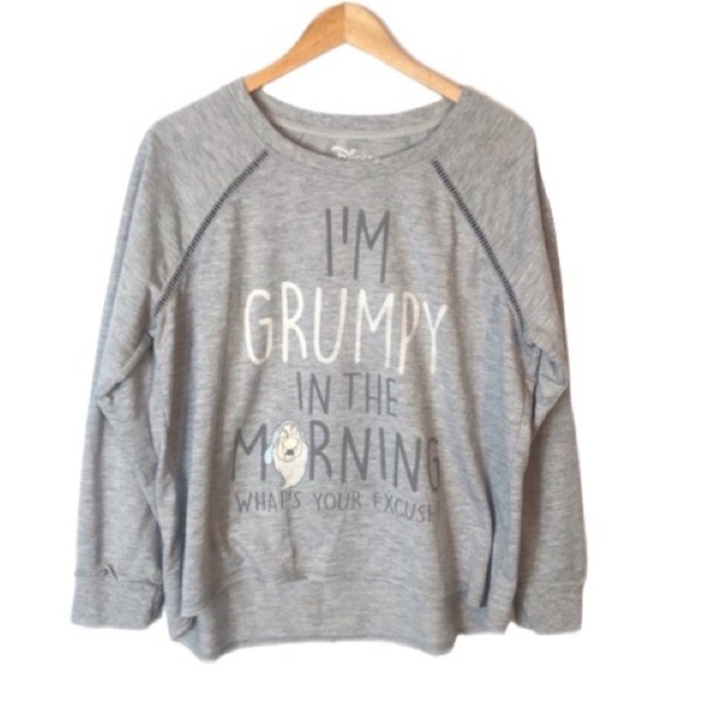 DISNEY Frayed Grumpy Sweater
